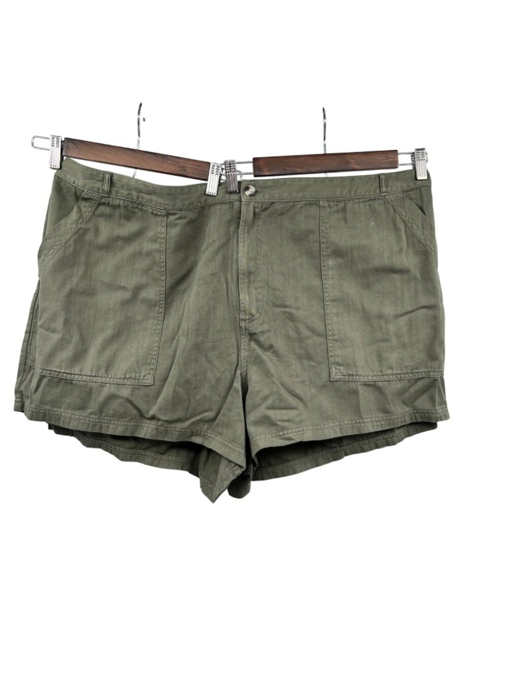 Universal Thread High Rise Utility Shorts Green Size 26 New